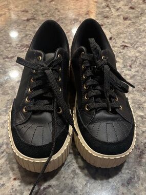 Sorel ONA AVE Women's Black Sneakers (Sz 7.5)